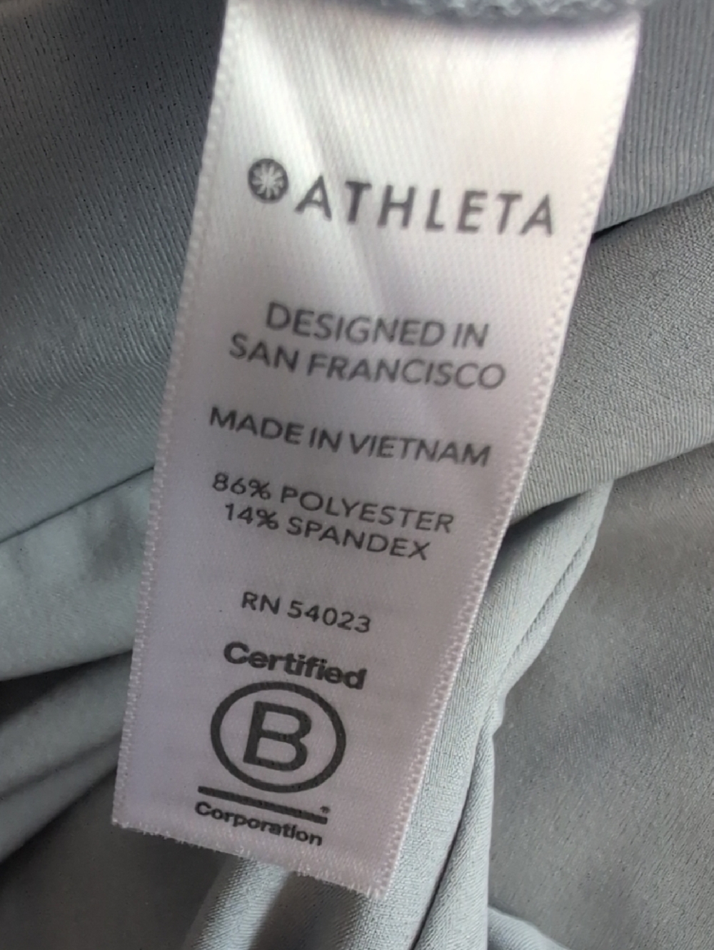 Athleta Blue Gray Drawstring Performance Joggers with Side Pockets 10       R291 - Picture 10 of 10